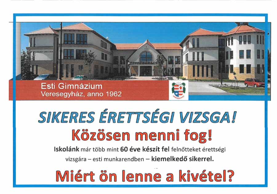 Sikeres Érettségi Vizsga!